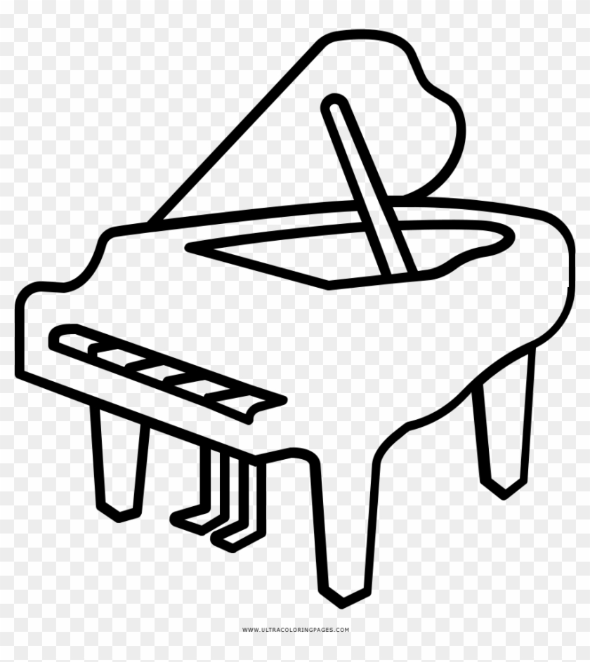 Piano Coloring Page - Piano Coloring Page #821749