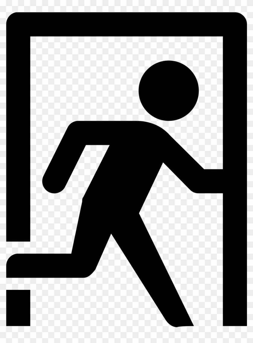 Exit Sign Icon - Exit Icon #821853