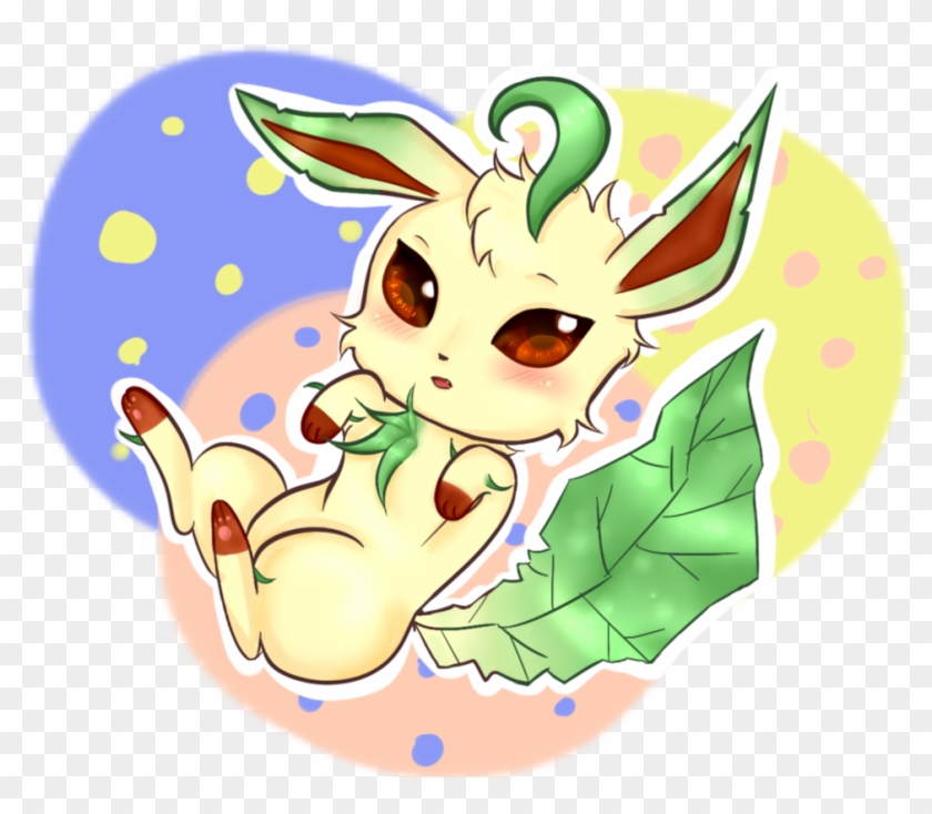 Leafeon Is Shy By Xaegyorainbow - Cartoon #821876