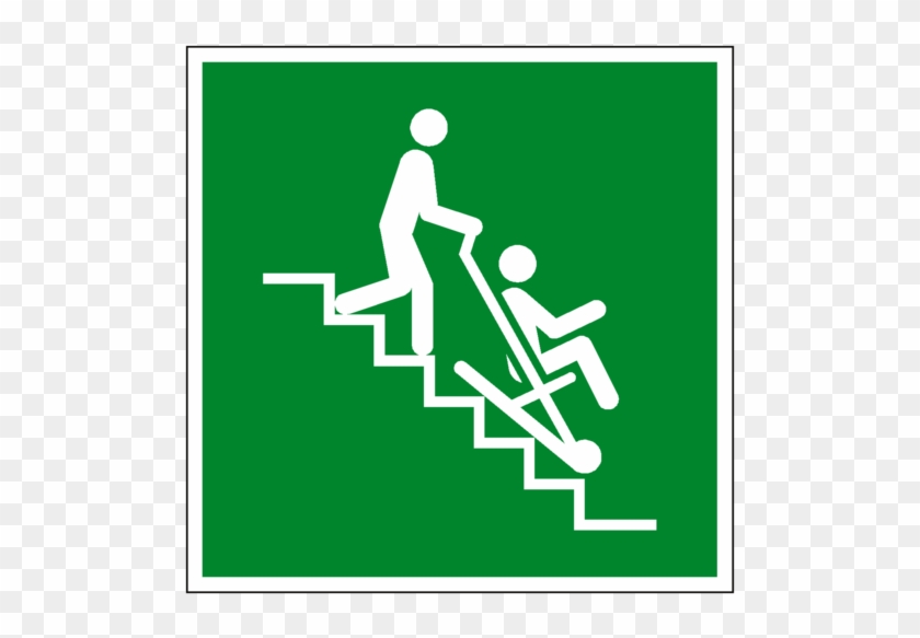 Evacuation Chair Symbol Sign - Emergency Signs #821956