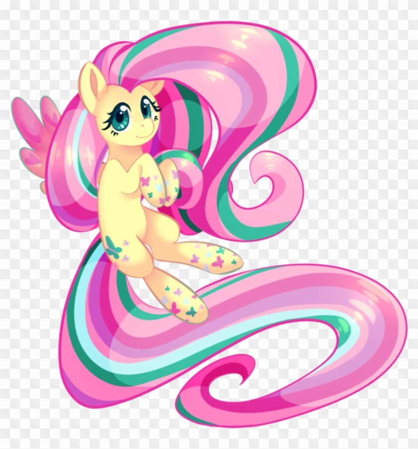 Rainbow Power Shy By Uncertainstardust - Fluttershy Chibi Rainbow Power #822045