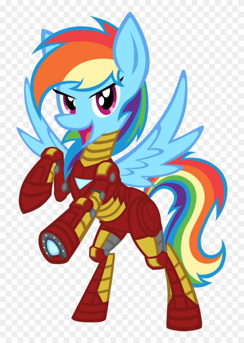 Iron Mare By Agentkirin - Rainbow Dash Iron Man #822062