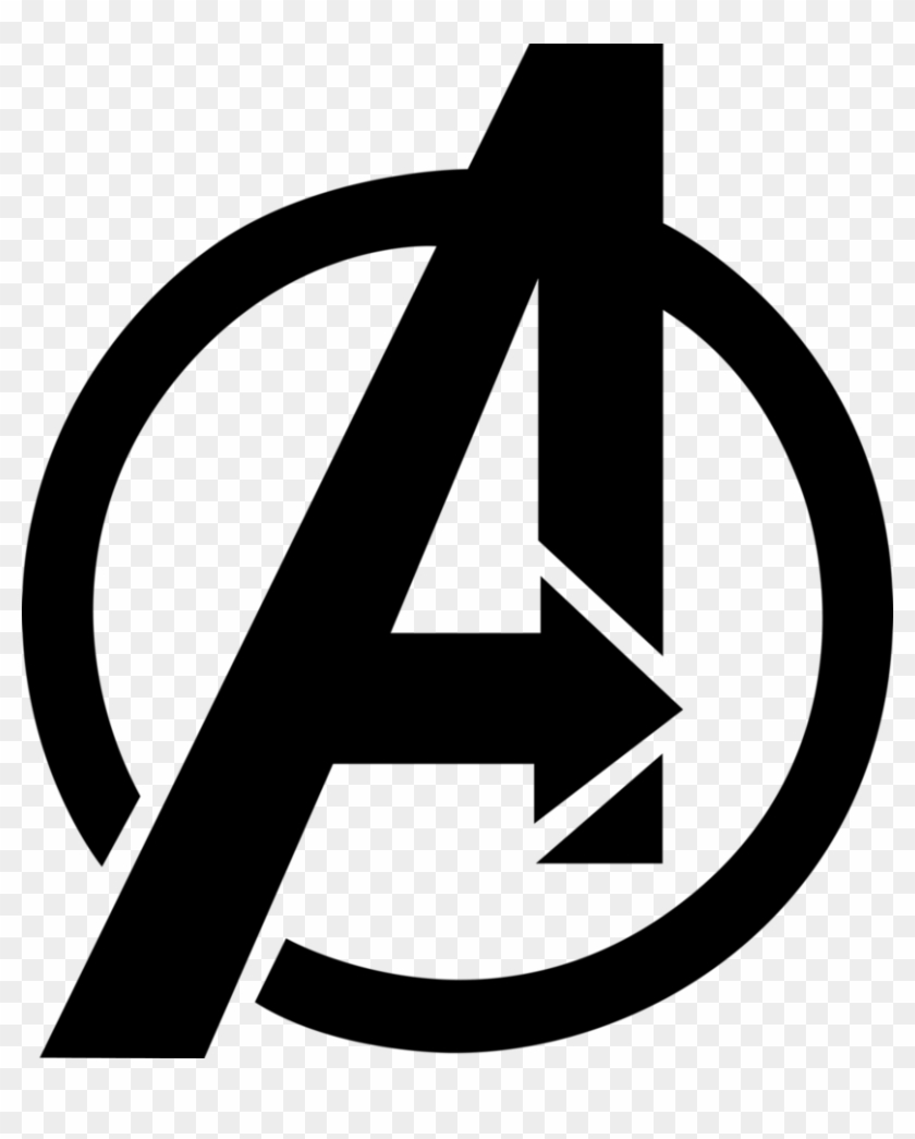 Avengers Symbol Fill By Mr-droy - Avengers Logo #822089