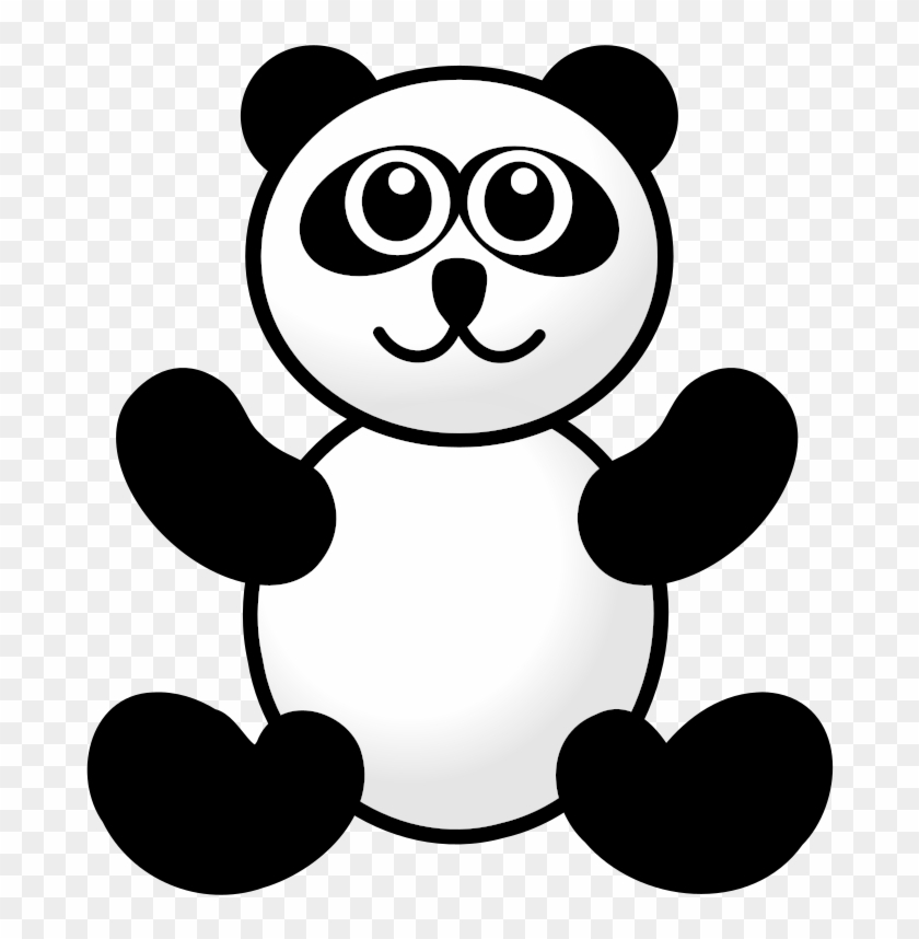 Panda Toy By Pitr A Teddy Bear Remixed 0vllg9 Clipart - Cartoon Monkey No Background #822275