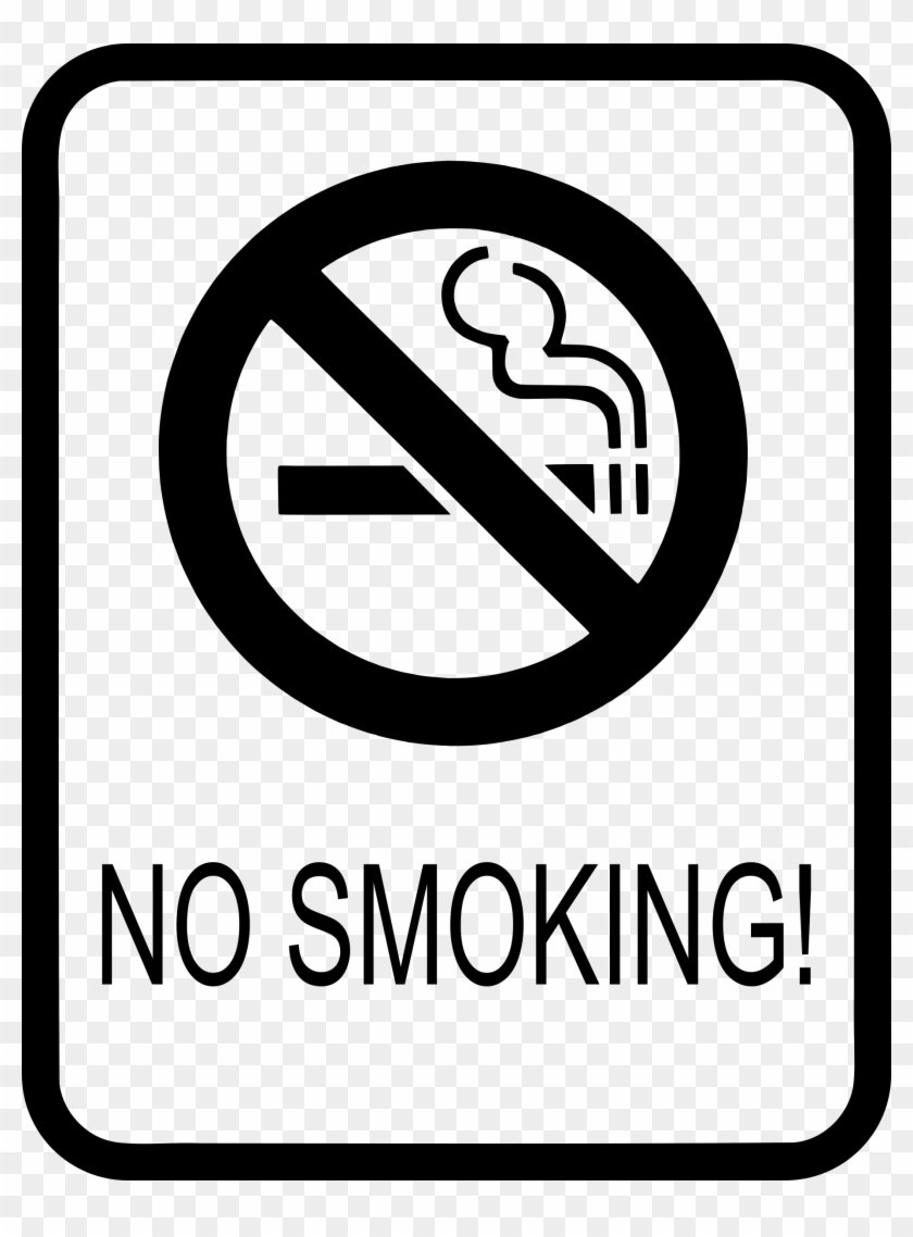 Big Image - No Smoking Logo Vector #822300