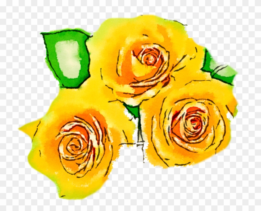 Free Yellow Flowers Png Usefreely Watercolor By Anjelakbm - Yellow Flower Png Watercolor #822301