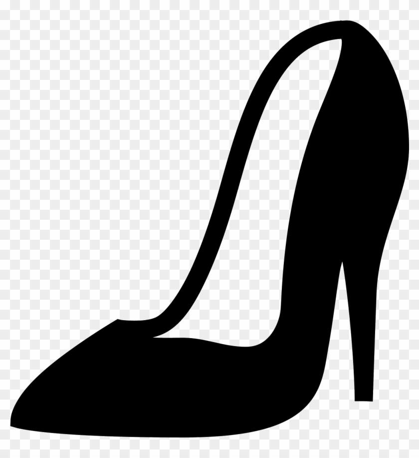 Women Shoe Diagonal View Filled Icon - Women Shoe Icon Png #822324