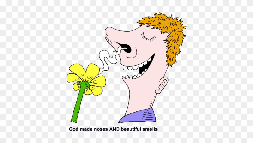 Small Clipart For Bereavement - Smell With Nose Clipart #822344