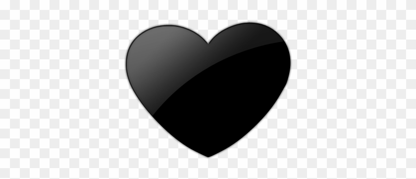 Simple Heart Icon Clipart - Simple Black Heart Icon #822359