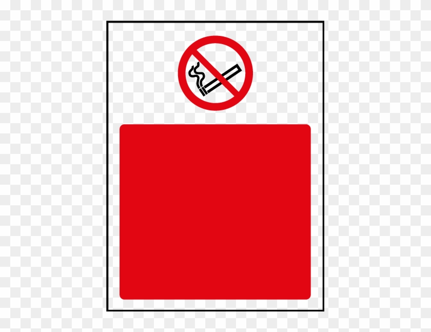 Custom No Smoking Signs - No Smoking In Building Sticker #822465
