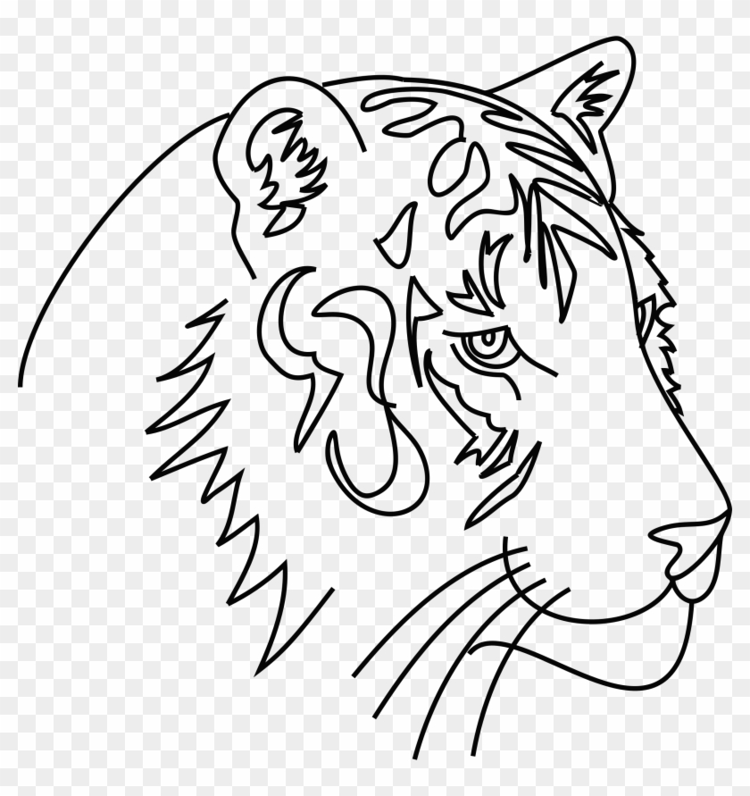 Tiger Line Art - Cat #822482