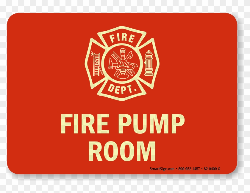 Fire Pump Room Glow Sign - Fire Pump Room Logo #822494
