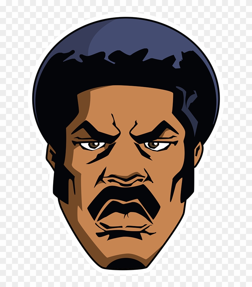 Black Dynamite By Pixelkitties - Black Dynamite Cartoon Face #822513