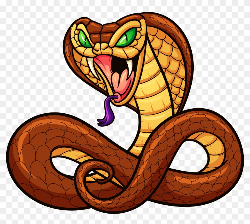 Snake Cartoon Cobra Clip Art - Cartoon Snakes #822538
