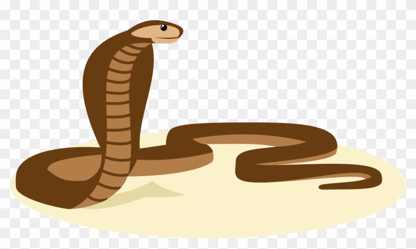 Snake Vector Reptile Cartoon Illustration - Brown Snake Cartoon #822560
