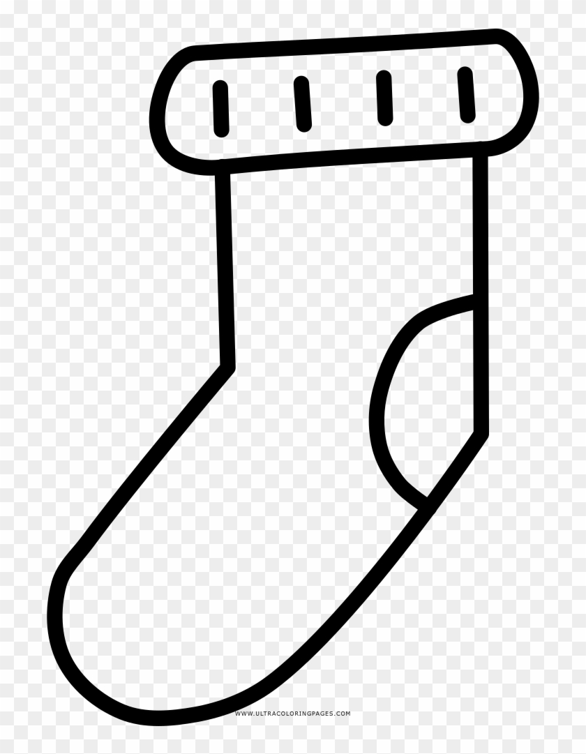 Socks Coloring Page - Desenhos De Meias Para Colorir #822622