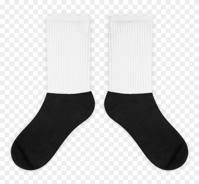 Black Foot Sublimated Socks - Sock #822643