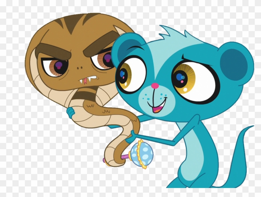 Lps Sunil And Baby Cobra 1 Vector By Emilynevla - Baby Cobra Cartoon #822680