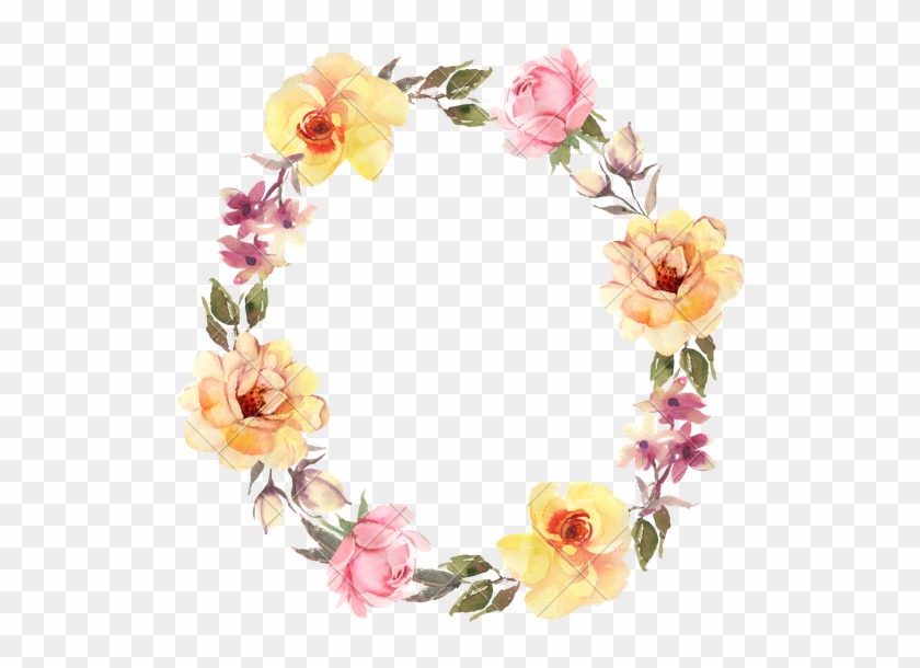 Flower Wreath Rose Stock Photography Clip Art - Clip Art #822834