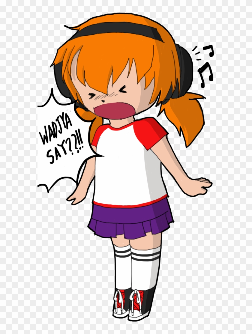 Shouting Chibi By Pumpkinspark - Cartoon #822961