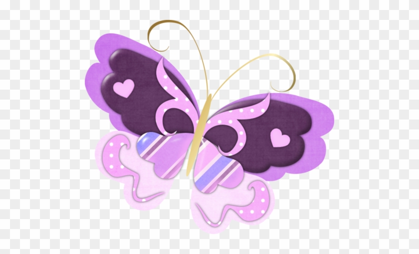 Veja Também Estas Pngs - Borboleta Lilas Desenho Png #822968