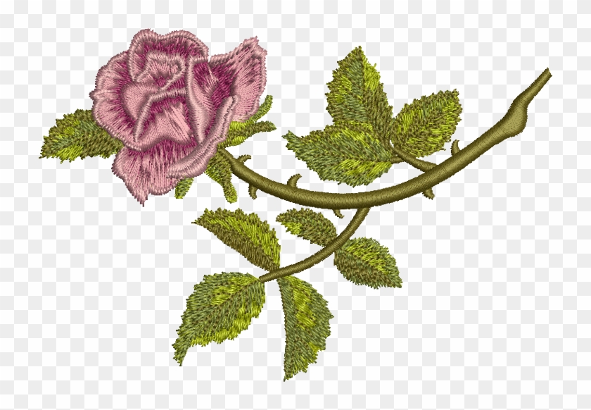 02 - Classic Rose - Embroidery Png #823364