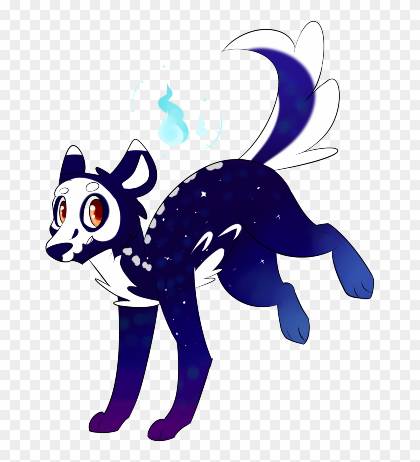 Spoopy Ghost Wolf - Cartoon #823421