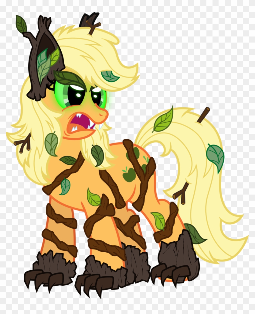 Wewius, Fangs, Glowing Eyes, Hengstwolf, Original Species, - Mlp Applejack Timberwolf #823426