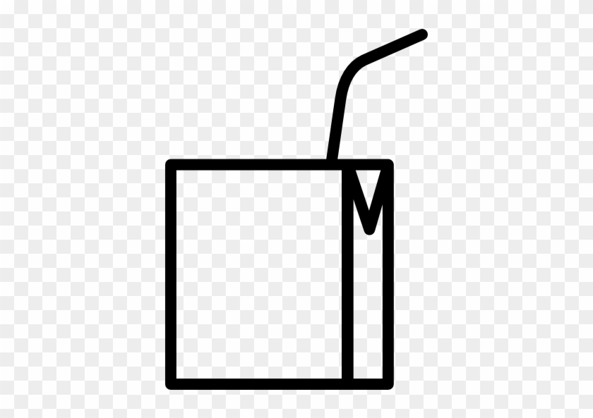 Small Juice Box Free Icon - Scalable Vector Graphics #823447