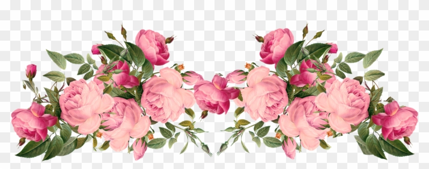 Best Vintag Flower Border - Flower Border Clipart #823454