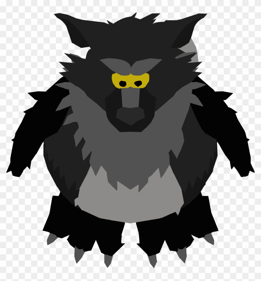 Black Werewolf 0 - Club Penguin Werewolf #823462