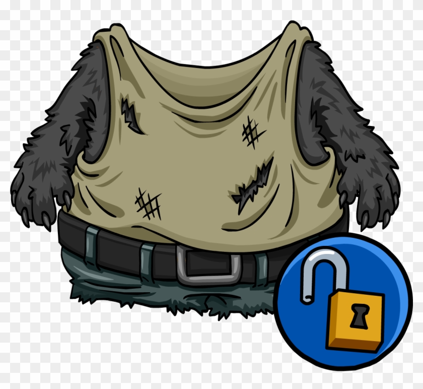 Gray Werewolf Costume - Club Penguin Werewolf Costume #823482