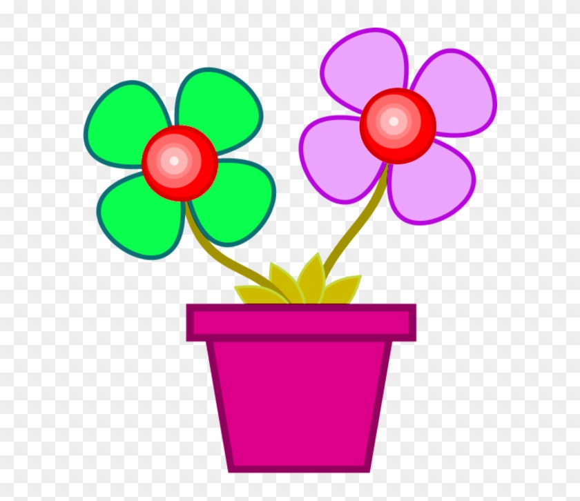 Flowerpot Drawing Vase Clip Art - Clip Art Flowers #823557