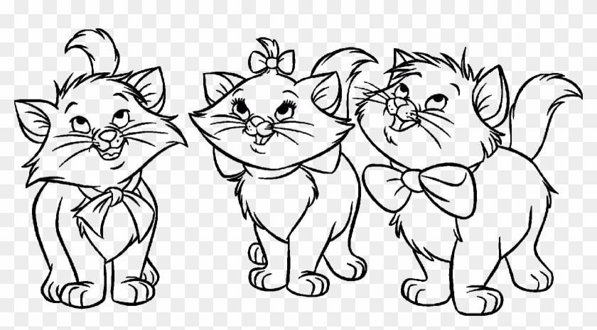 Unbelievable Three Little Coloring Page Many Interesting - Aristocats Colouring Pages #823687