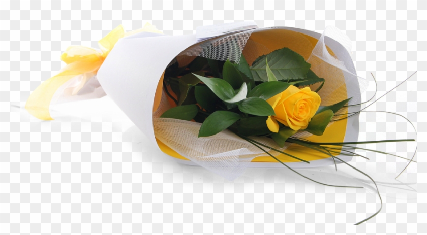 Yellow Rose Bouquet - Single Yellow Rose Bouquet #823713