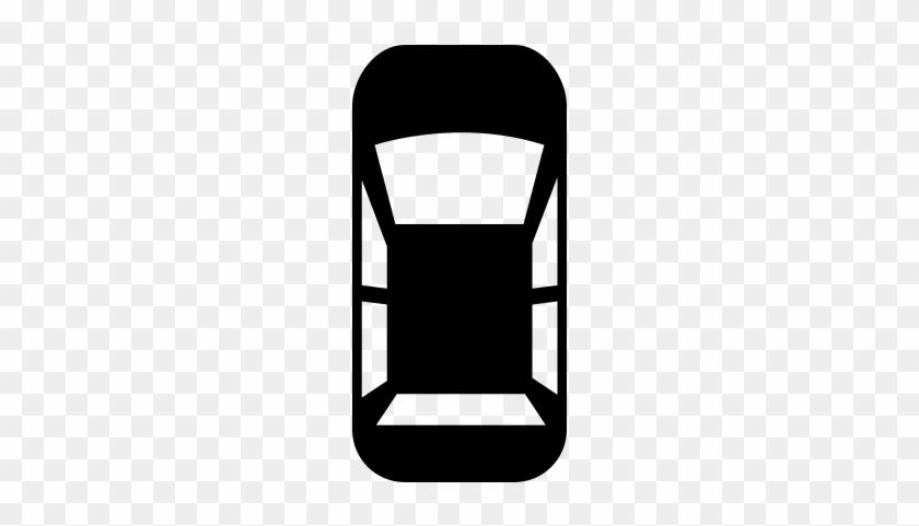 Car Top View Vector - Car Symbols From Top #823811