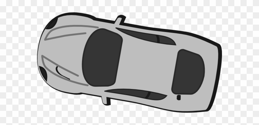 This Free Clip Arts Design Of Gray Car - Car Top View #823900