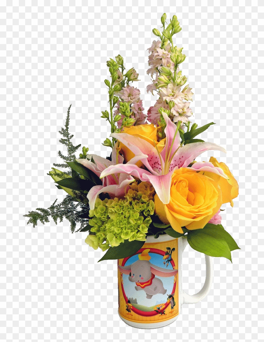 Dumbo Cuties Flower Mug - Flowers Of Fort Lauderdale / Joys Florist #823983