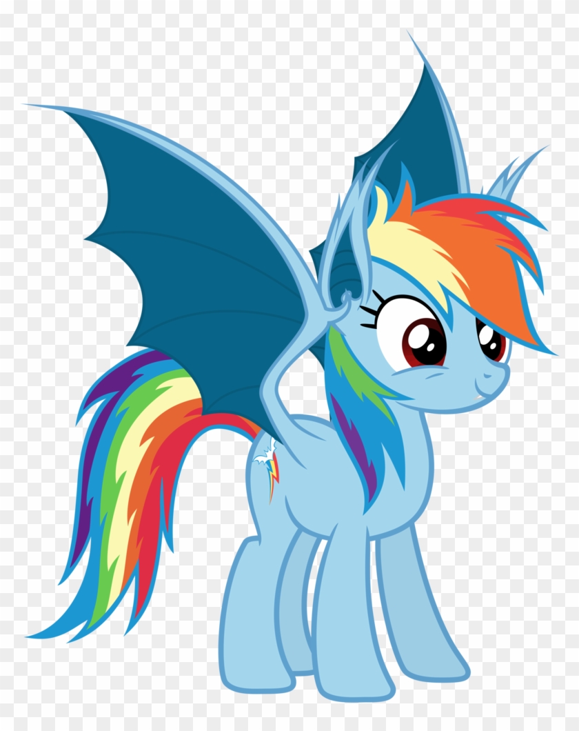 Rainbow Dash Twilight Sparkle Pinkie Pie Spike Pony - Rainbow Dash Bat Pony #824006