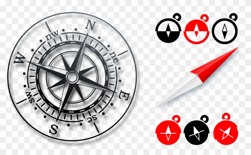 Clipart - Various Compass - Transparent Png Compass Png #824176
