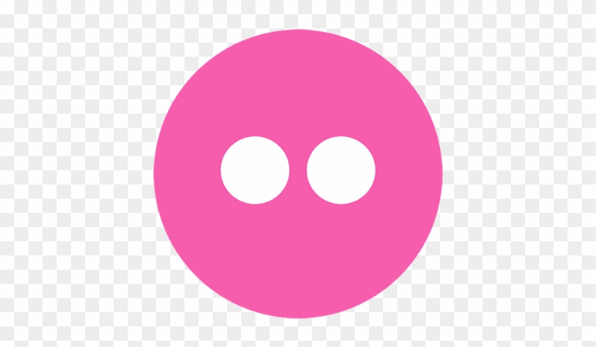 Flicker Ícone Cor De Rosa Livre Png E Vetor - Icon #824247