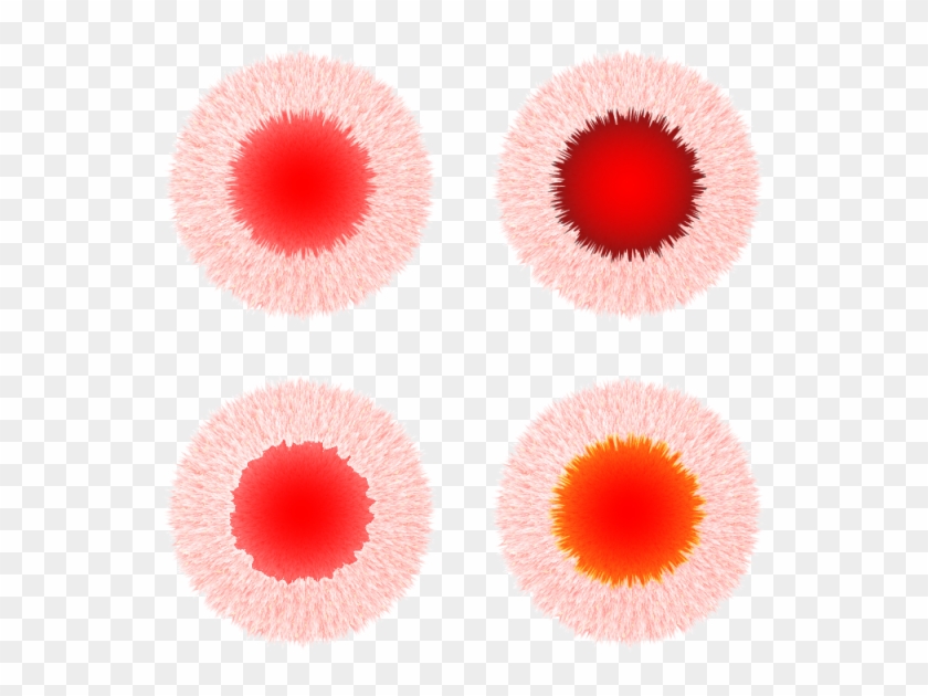 Botões Redondos De Fundo Vermelho De Fúria Livre Png - Vector Graphics #824254