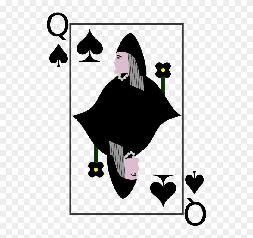 Cards Q Spade - King Of Spades Art #824330