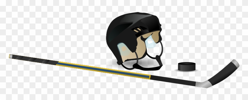 Hockey Helmet And Stick #824359
