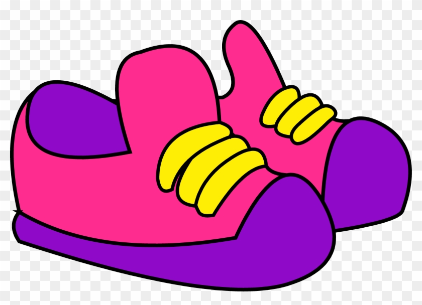 Footwear Clipart - Cartoon Pair Of Shoes #824381