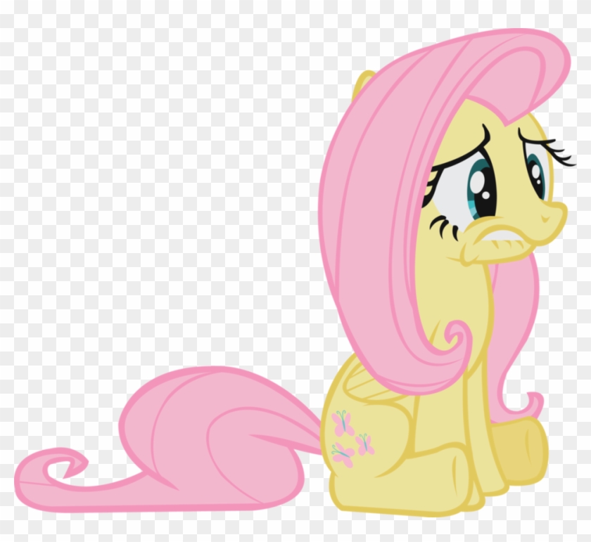 Sad Fluttershy By Midnite99 - My Little Pony Fluttershy Sad #824560