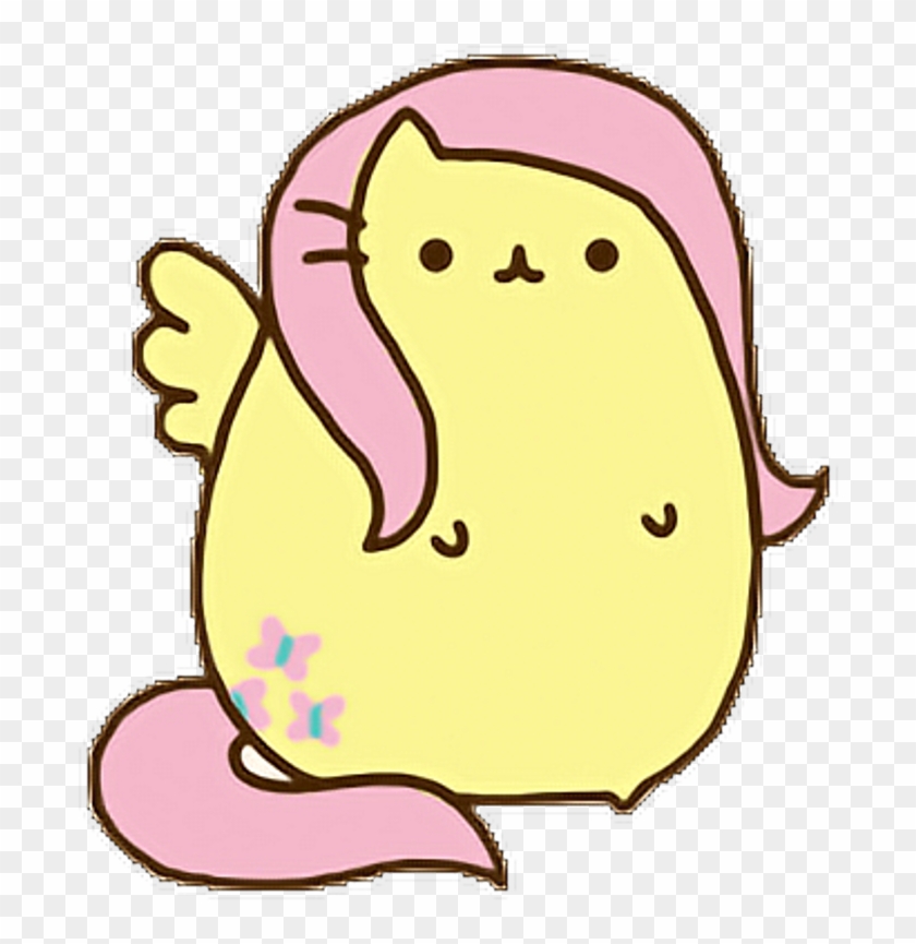 Kawaii Cute Fluttershy Sweet Cat Mylitylepony - Pusheen My Little Pony #824585