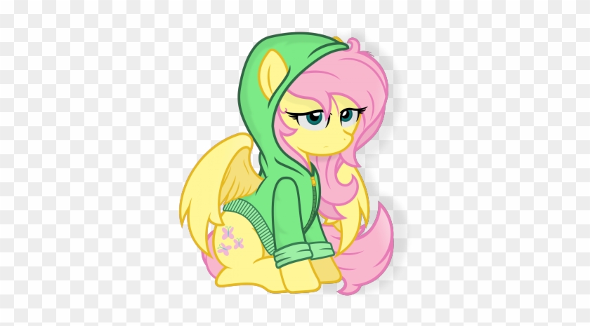 Post 16340 0 81551700 1426280144 Thumb - Fluttershy Wearing A Hoodie #824595