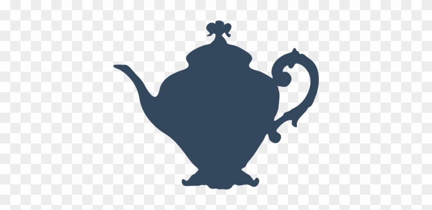 Teapot Footer - Teapot Silhouette Clip Art #824602
