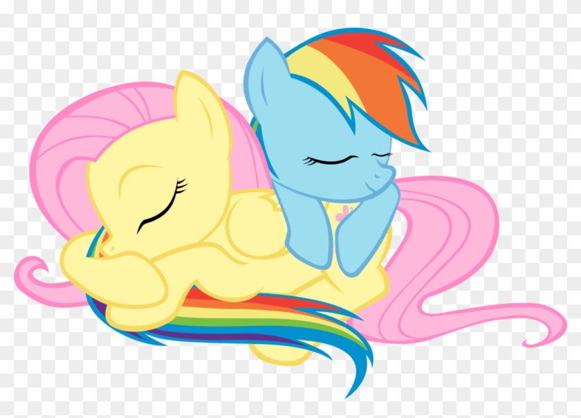 Posted Image - Rainbow Dash Hug Fluttershy #824601